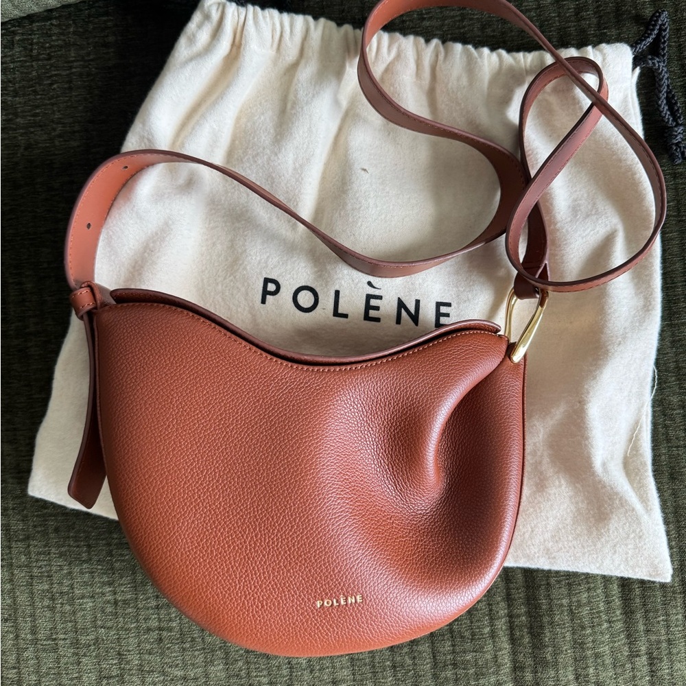 Polène Texted Cognac Tonga